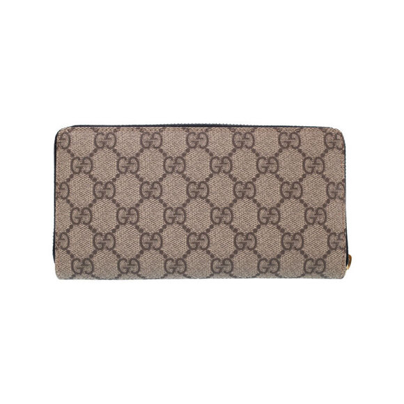 Gucci GG Supreme Round Zip Long Wallet - Picture 2 of 5
